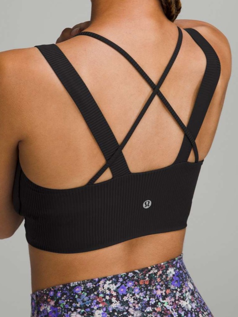 lululemon athletica Like a cloud longline bra, Ribbed Strappy Sports Bra